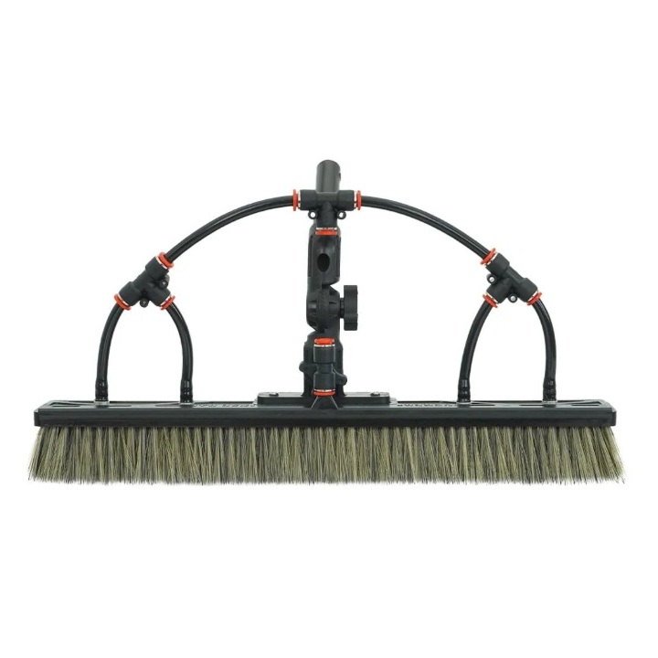 RHG T-18ALPHA-GL Tucker Water Fed Brush | Tucker® Alpha Glide - 4 Pencil Jets XL Size 17in x 3in Synthetic Bristles